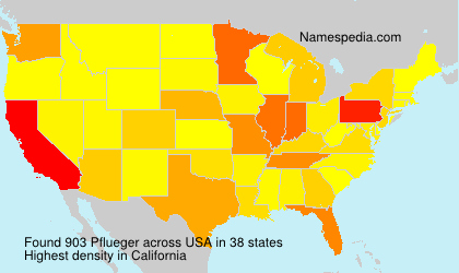 Surname Pflueger in USA Surname Pflueger in USA