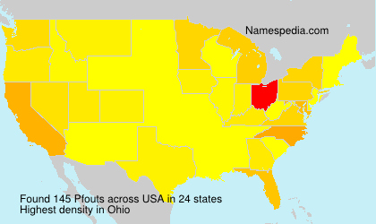 Surname Pfouts in USA Surname Pfouts in USA