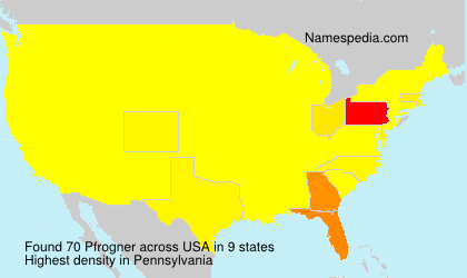 Surname Pfrogner in USA Surname Pfrogner in USA