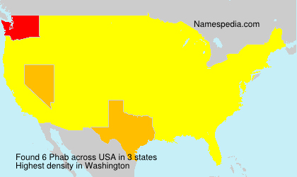 Surname Phab in USA Surname Phab in USA