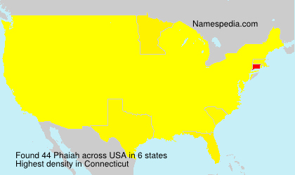 Surname Phaiah in USA Surname Phaiah in USA