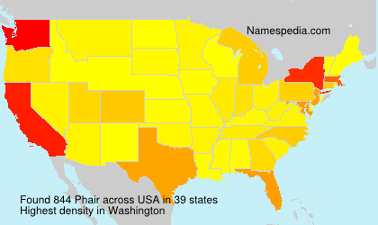 Surname Phair in USA Surname Phair in USA