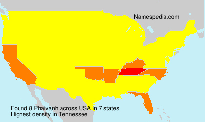 Surname Phaivanh in USA Surname Phaivanh in USA
