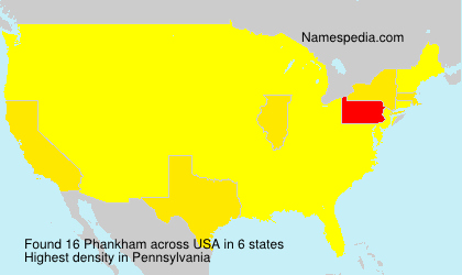 Surname Phankham in USA Surname Phankham in USA