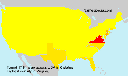 Surname Pharao in USA