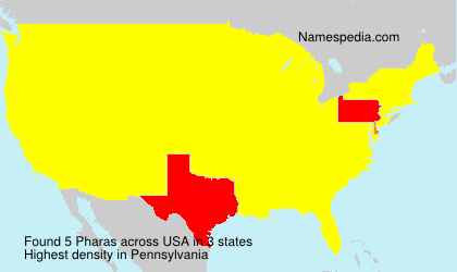 Surname Pharas in USA Surname Pharas in USA