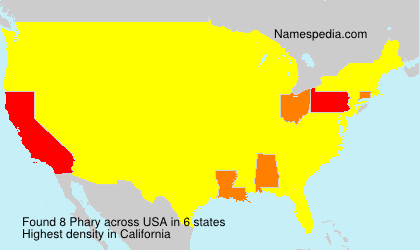 Surname Phary in USA Surname Phary in USA