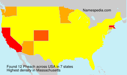 Surname Pheach in USA