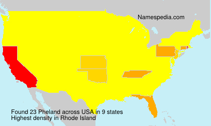 Surname Pheland in USA Surname Pheland in USA