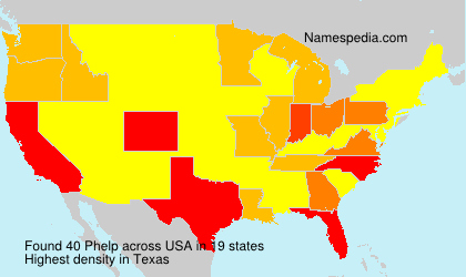 Surname Phelp in USA Surname Phelp in USA