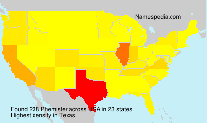 Surname Phemister in USA Surname Phemister in USA