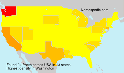 Surname Pheth in USA Surname Pheth in USA