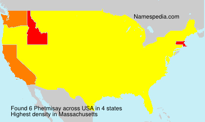 Surname Phetmisay in USA Surname Phetmisay in USA