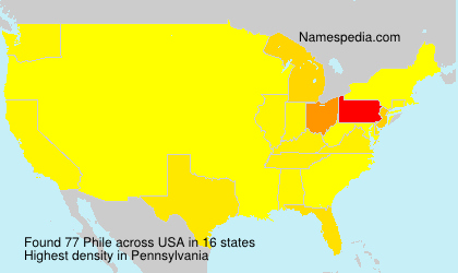 Surname Phile in USA Surname Phile in USA
