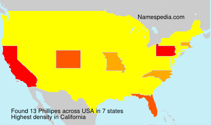 Surname Phillipes in USA Surname Phillipes in USA