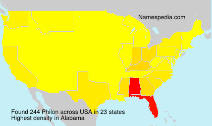 Surname Philon in USA Surname Philon in USA