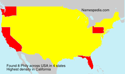 Surname Phily in USA Surname Phily in USA