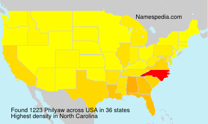 Surname Philyaw in USA Surname Philyaw in USA