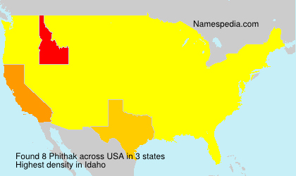 Surname Phithak in USA Surname Phithak in USA