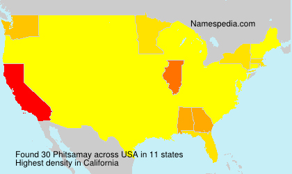 Surname Phitsamay in USA Surname Phitsamay in USA