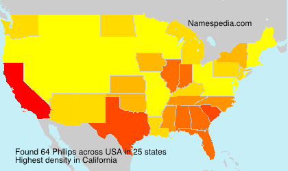 Surname Phllips in USA Surname Phllips in USA