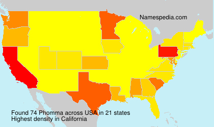 Surname Phomma in USA Surname Phomma in USA