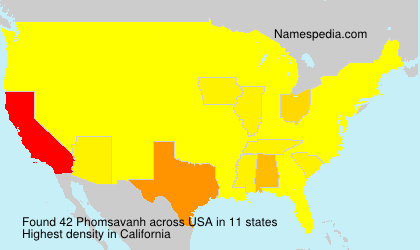 Surname Phomsavanh in USA Surname Phomsavanh in USA