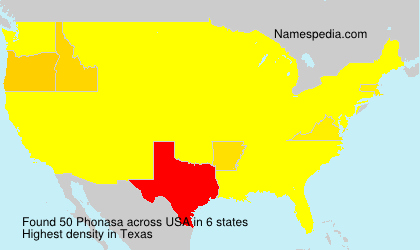 Surname Phonasa in USA Surname Phonasa in USA