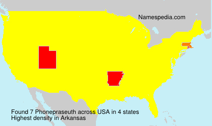 Surname Phonepraseuth in USA Surname Phonepraseuth in USA
