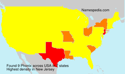Surname Phonix in USA Surname Phonix in USA
