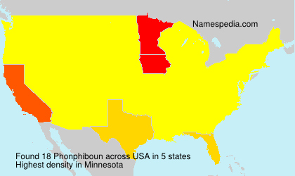 Surname Phonphiboun in USA Surname Phonphiboun in USA
