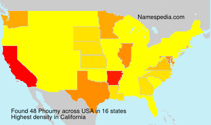 Surname Phoumy in USA Surname Phoumy in USA
