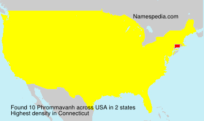Surname Phrommavanh in USA Surname Phrommavanh in USA