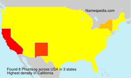Surname Phuntsog in USA Surname Phuntsog in USA