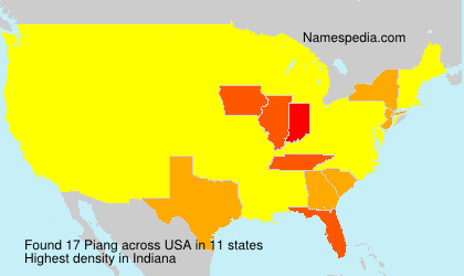 Surname Piang in USA Surname Piang in USA