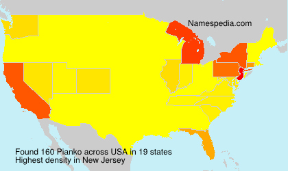 Surname Pianko in USA Surname Pianko in USA