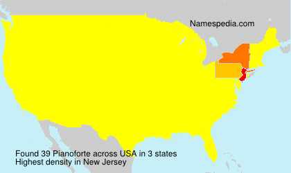 Surname Pianoforte in USA Surname Pianoforte in USA