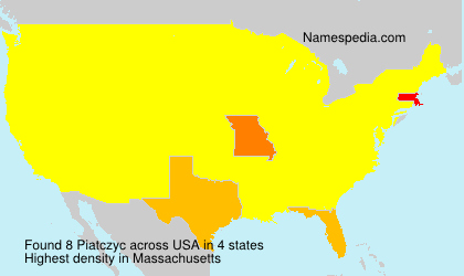 Surname Piatczyc in USA Surname Piatczyc in USA