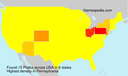 Surname Piatka in USA Surname Piatka in USA