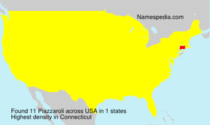 Surname Piazzaroli in USA Surname Piazzaroli in USA