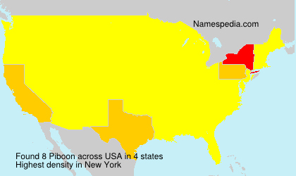 Surname Piboon in USA Surname Piboon in USA