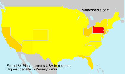 Surname Piccari in USA Surname Piccari in USA