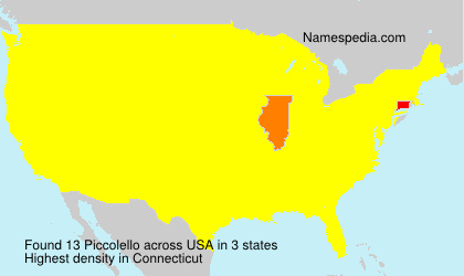 Surname Piccolello in USA Surname Piccolello in USA