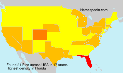 Surname Pice in USA Surname Pice in USA