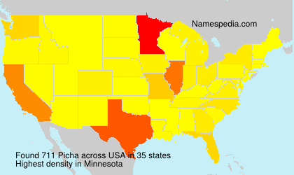 Surname Picha in USA Surname Picha in USA