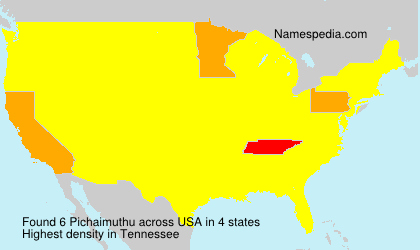 Surname Pichaimuthu in USA Surname Pichaimuthu in USA