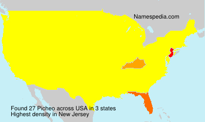 Surname Picheo in USA Surname Picheo in USA