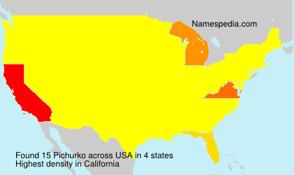 Surname Pichurko in USA Surname Pichurko in USA