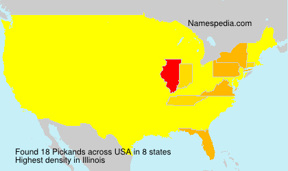 Surname Pickands in USA Surname Pickands in USA