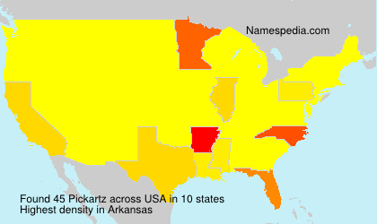 Surname Pickartz in USA Surname Pickartz in USA